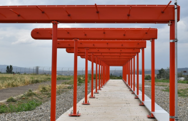 installation of the new instrumental landing system at Tbilisi international airport