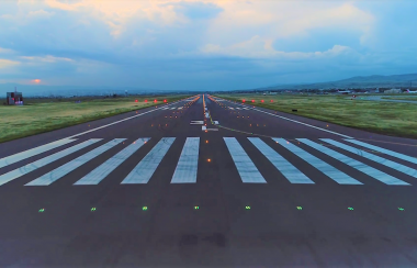 Renovated Runway opened at Tbilisi International Airport